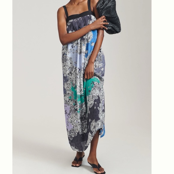 NWT Anthropologie Atsu Printed Maxi Dress size L - Picture 4 of 14
